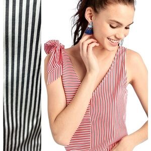 Vineyard Vines Taffy Striped Bow Blouse